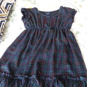 Ralph Lauren Plaid Chiffon Dress - Kids